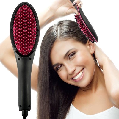 Fast Heat-up Anti-Scald Straightening Hair Brush Ceramic Straightening Comb Electric with Low Price