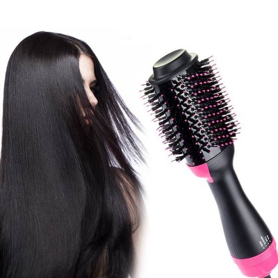 Fast high heat Electric Comb One Step Hair Dryer Fast Hair Straightener Brush