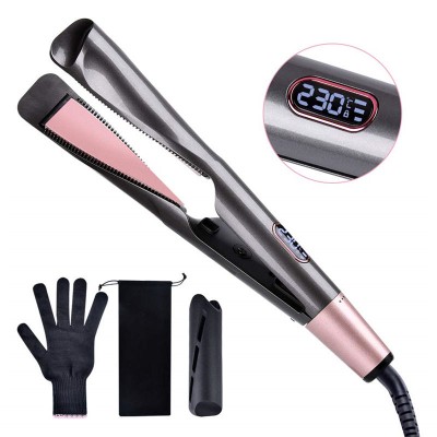 2019 hot women beauty care twisty 2 in 1 hair straightener curler